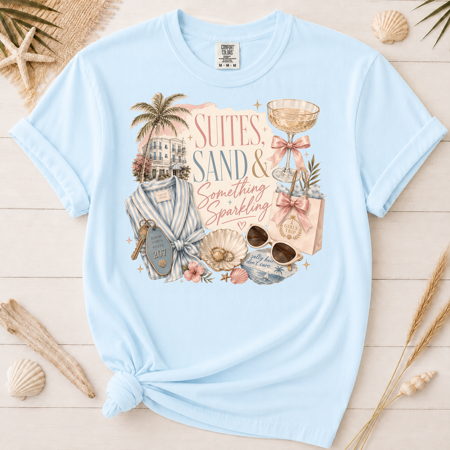 Suites, Sand & Something Sparkling Graphic Tee