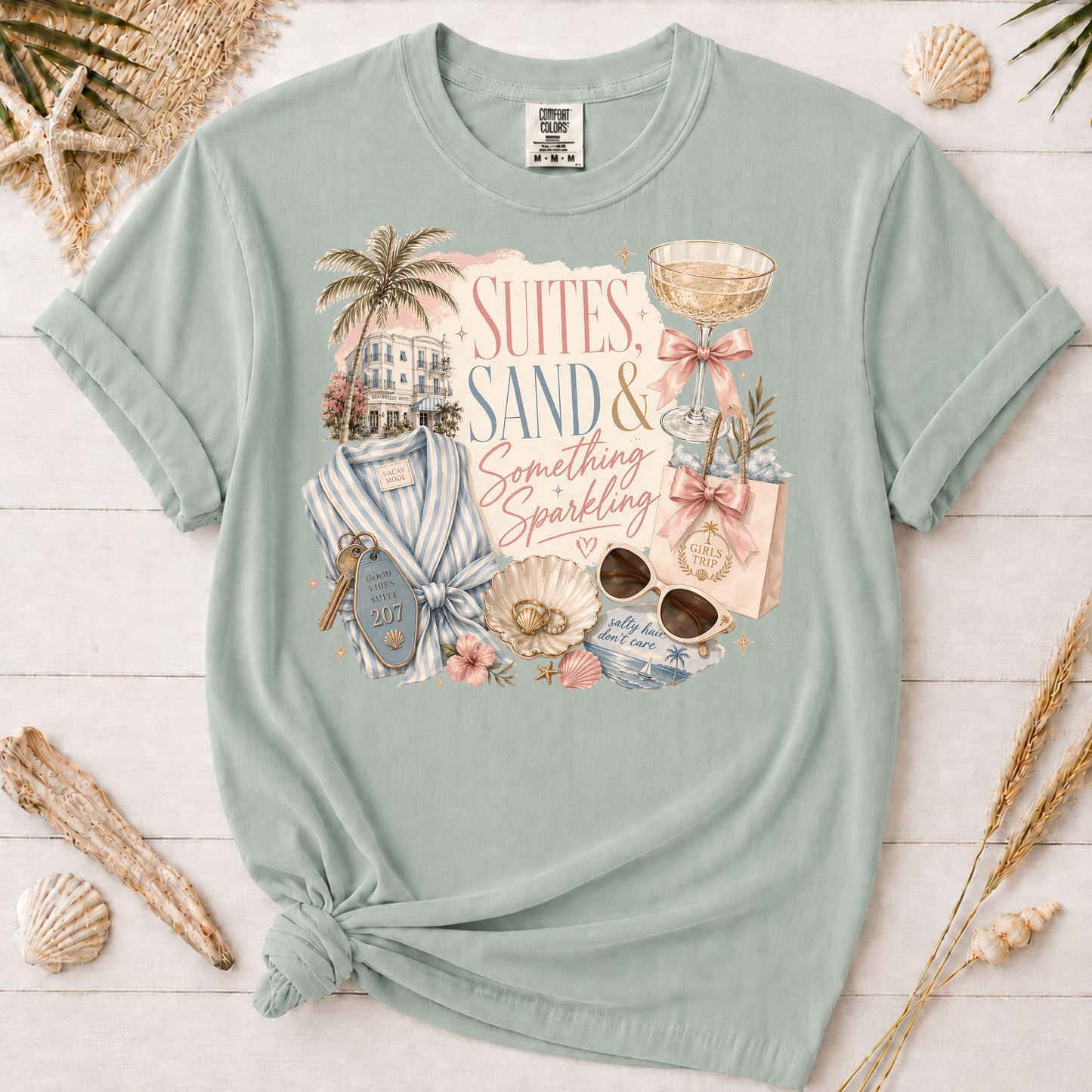 Suites, Sand & Something Sparkling Graphic Tee