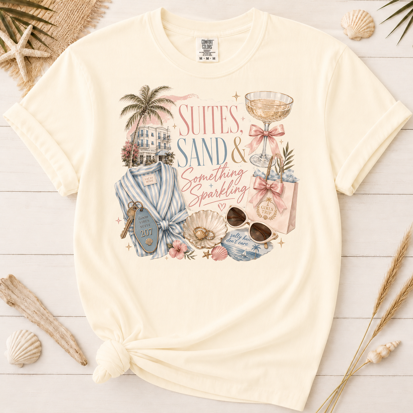 Suites, Sand & Something Sparkling Graphic Tee