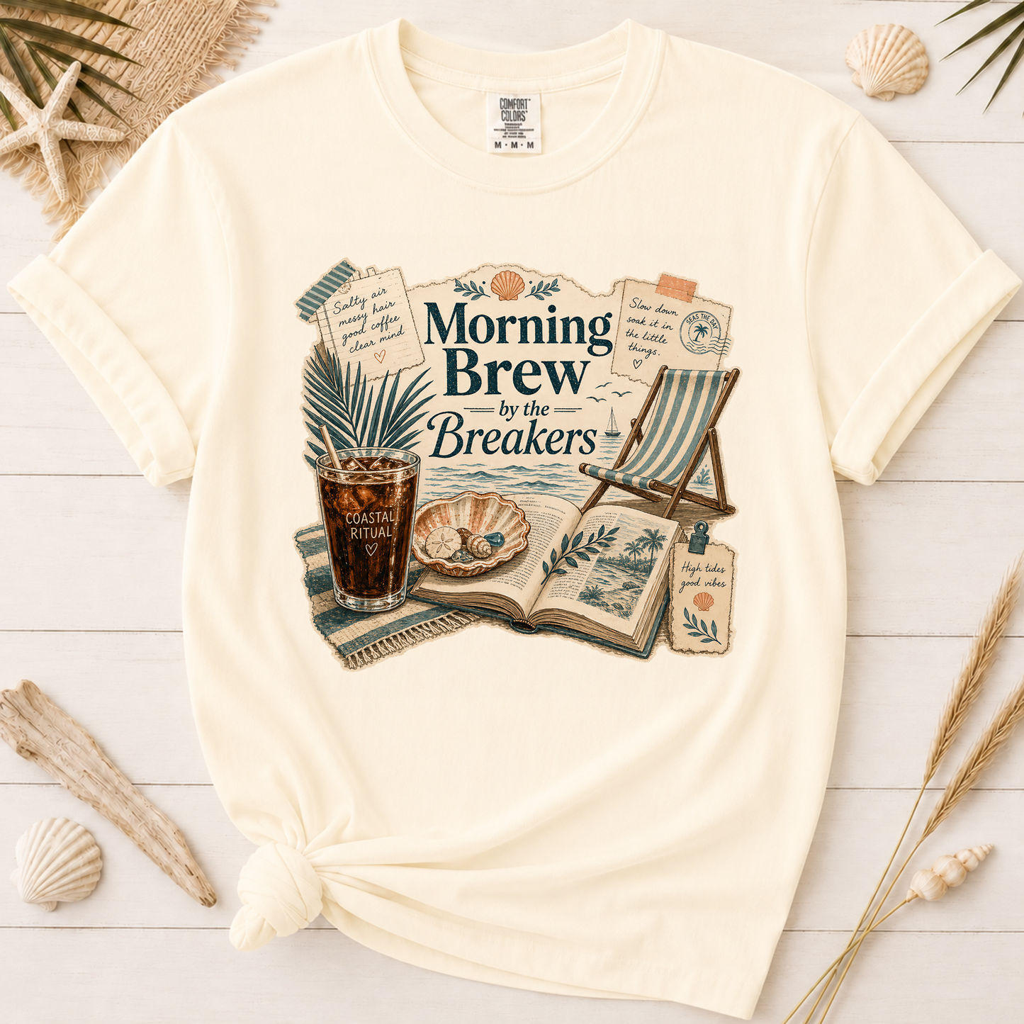 Morning Brew by the Breakers Graphic Tee