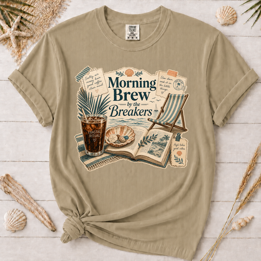 Morning Brew by the Breakers Graphic Tee