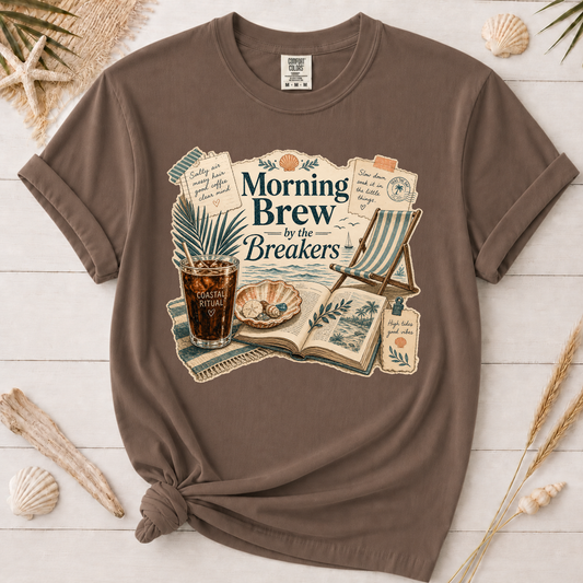 Morning Brew by the Breakers Graphic Tee