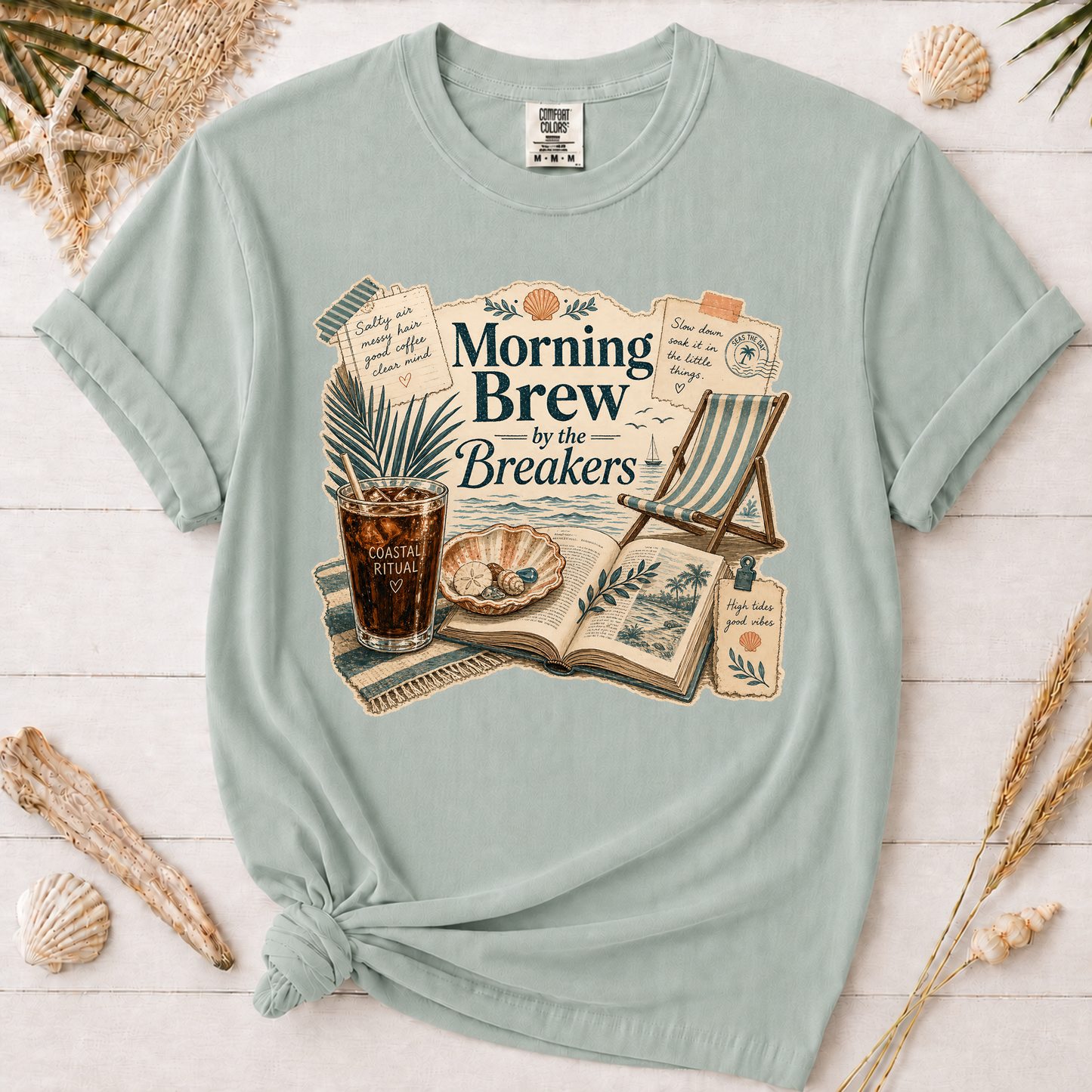 Morning Brew by the Breakers Graphic Tee