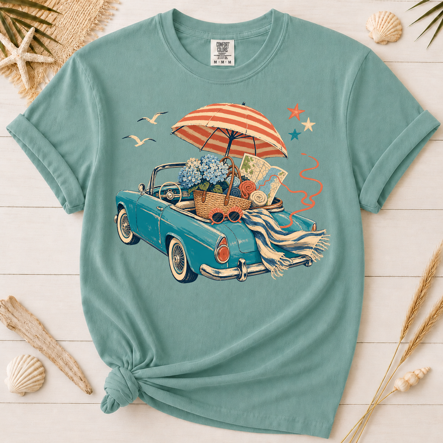 Coastal Weekend Road Trip Graphic Tee