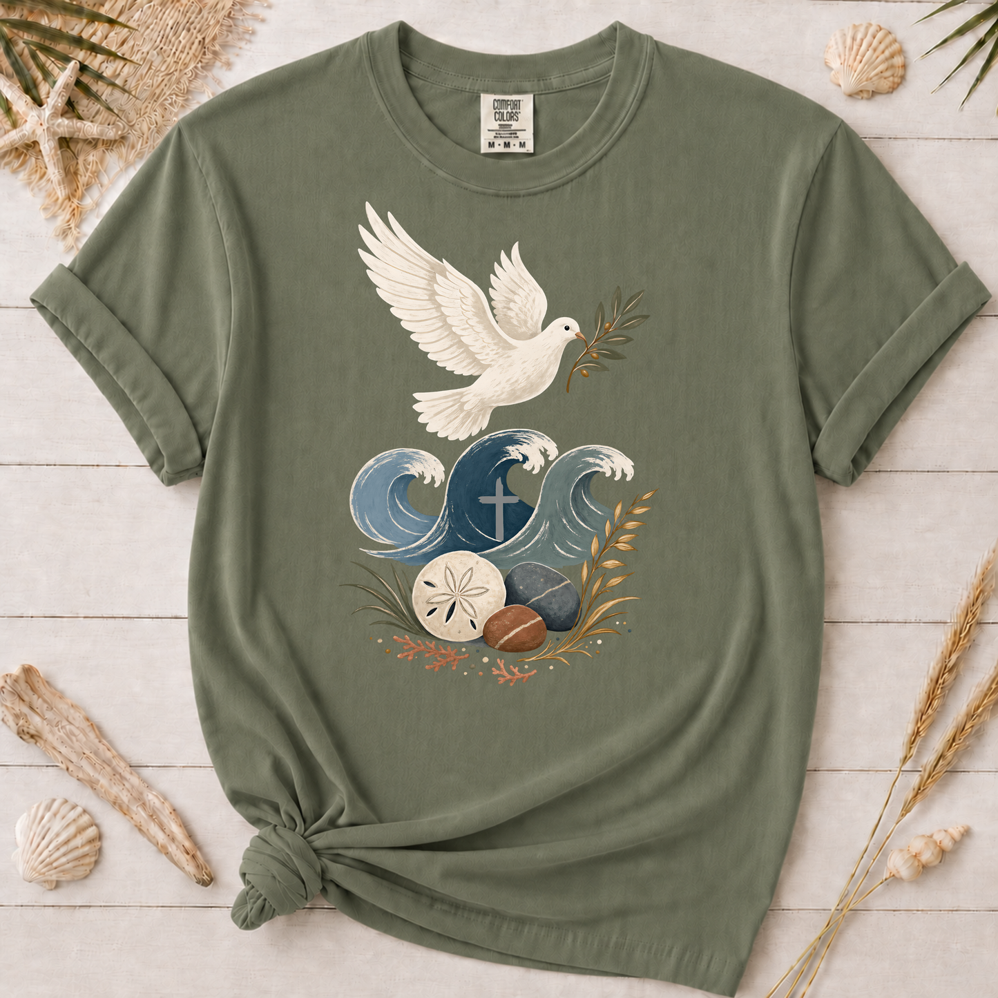 Coastal Dove Faith Graphic Tee