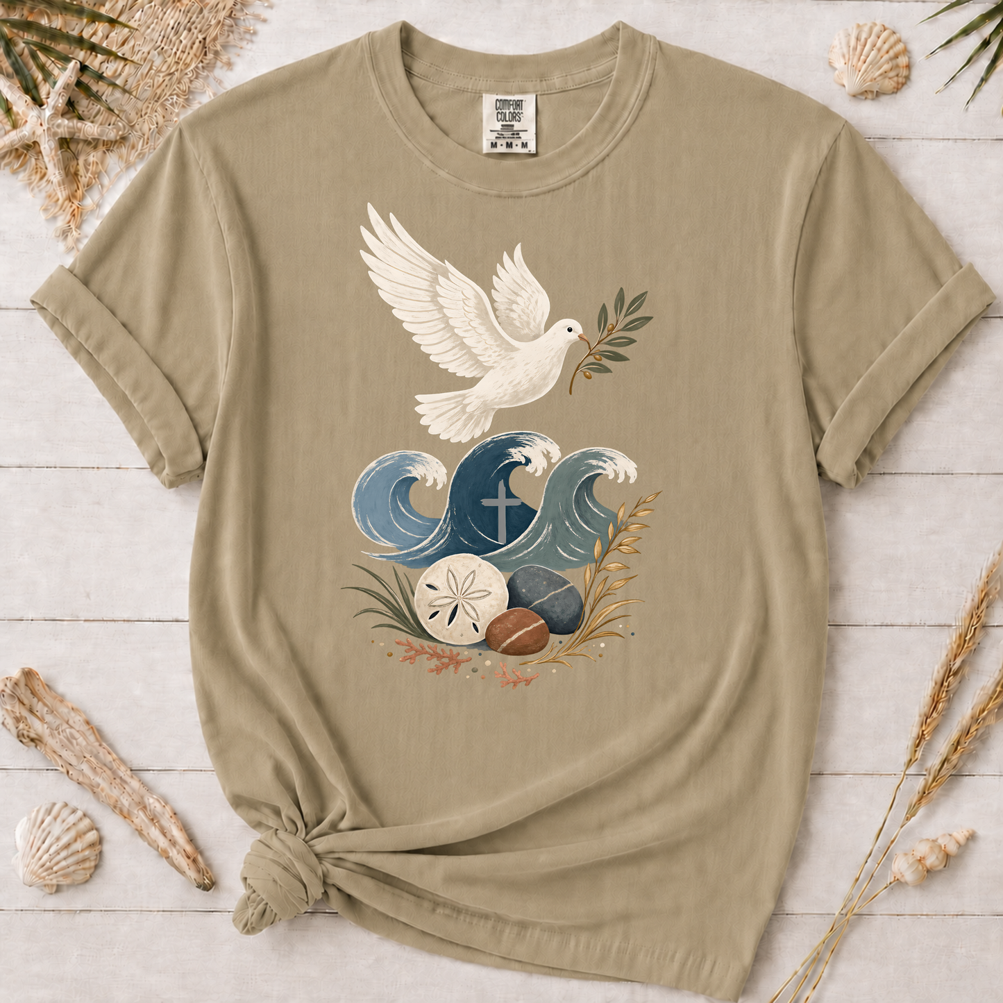 Coastal Dove Faith Graphic Tee