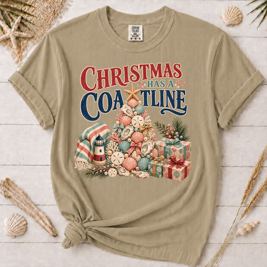 Christmas Has a Coastline Graphic Tee
