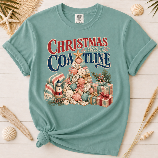 Christmas Has a Coastline Graphic Tee