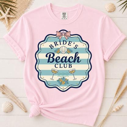 Bride's Beach Club Bachelorette Beach Party Graphic Tee