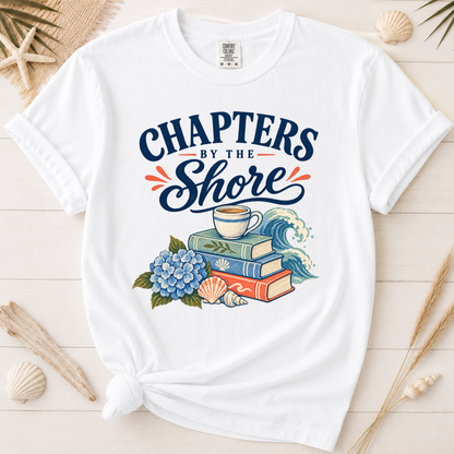 Chapters by the Shore Beach Reading Graphic Tee