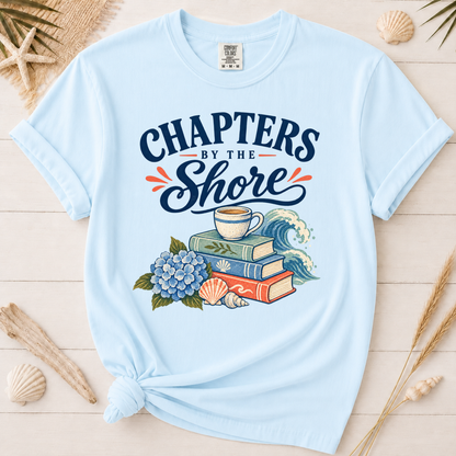 Chapters by the Shore Beach Reading Graphic Tee