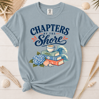 Chapters by the Shore Beach Reading Graphic Tee