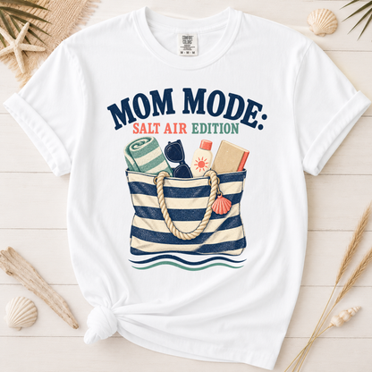 Mom Mode Salt Air Edition Beach Mom Graphic Tee