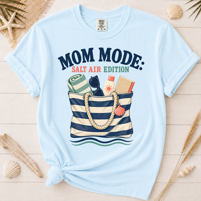 Mom Mode Salt Air Edition Beach Mom Graphic Tee