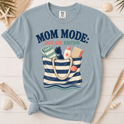 Mom Mode Salt Air Edition Beach Mom Graphic Tee