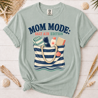 Mom Mode Salt Air Edition Beach Mom Graphic Tee