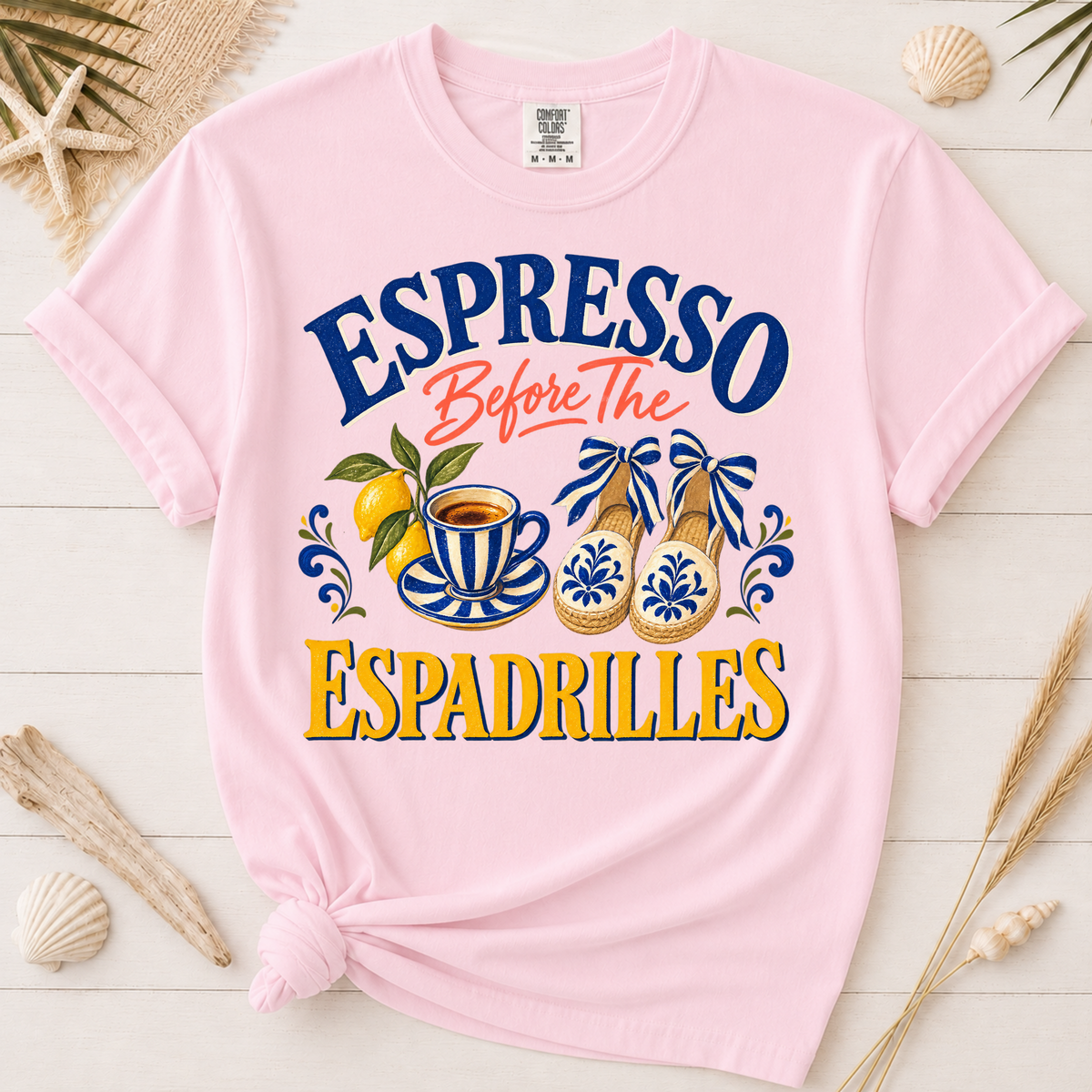 Espresso Before the Espadrilles Italian Summer Graphic Tee