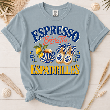Espresso Before the Espadrilles Italian Summer Graphic Tee