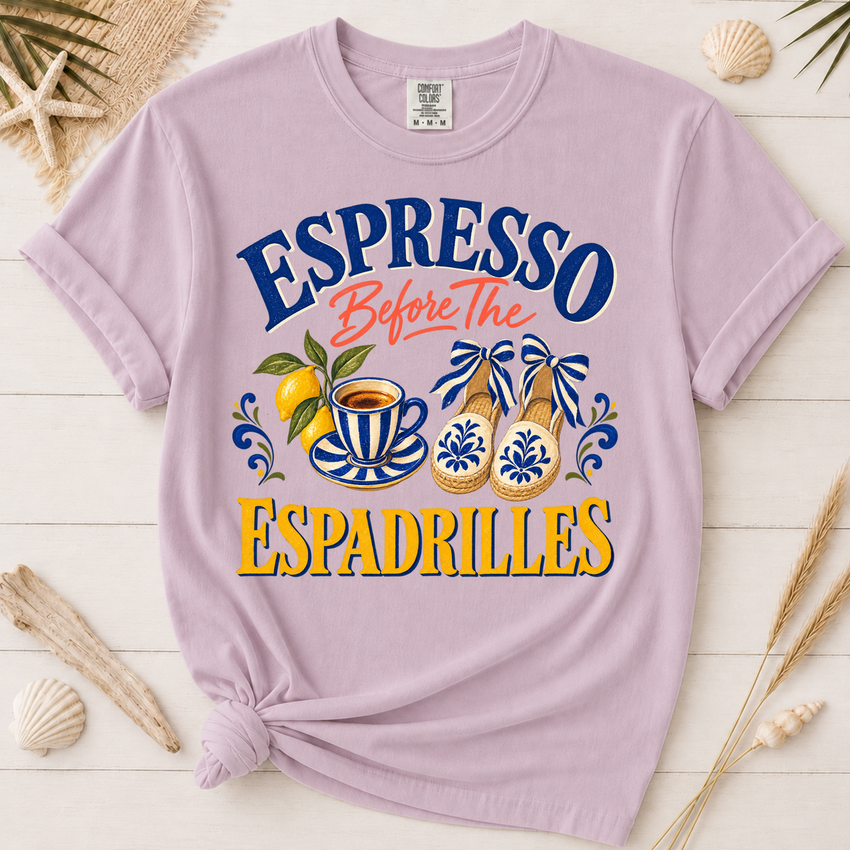 Espresso Before the Espadrilles Italian Summer Graphic Tee