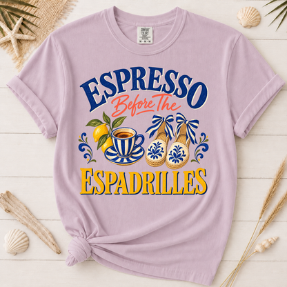 Espresso Before the Espadrilles Italian Summer Graphic Tee