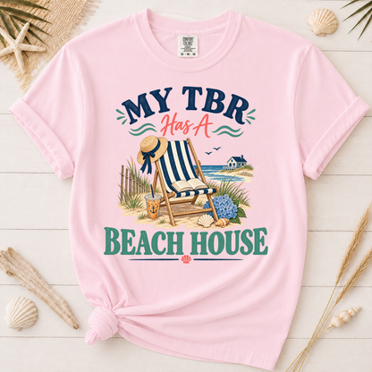 My TBR Has a Beach House Book Lover Graphic Tee
