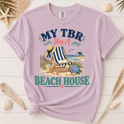 My TBR Has a Beach House Book Lover Graphic Tee