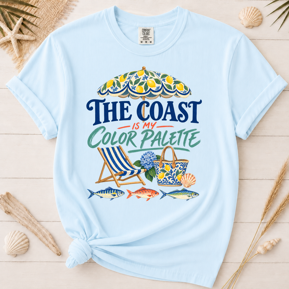 Currently Out of Office Into the Blue Girls’ Trip Graphic Tee