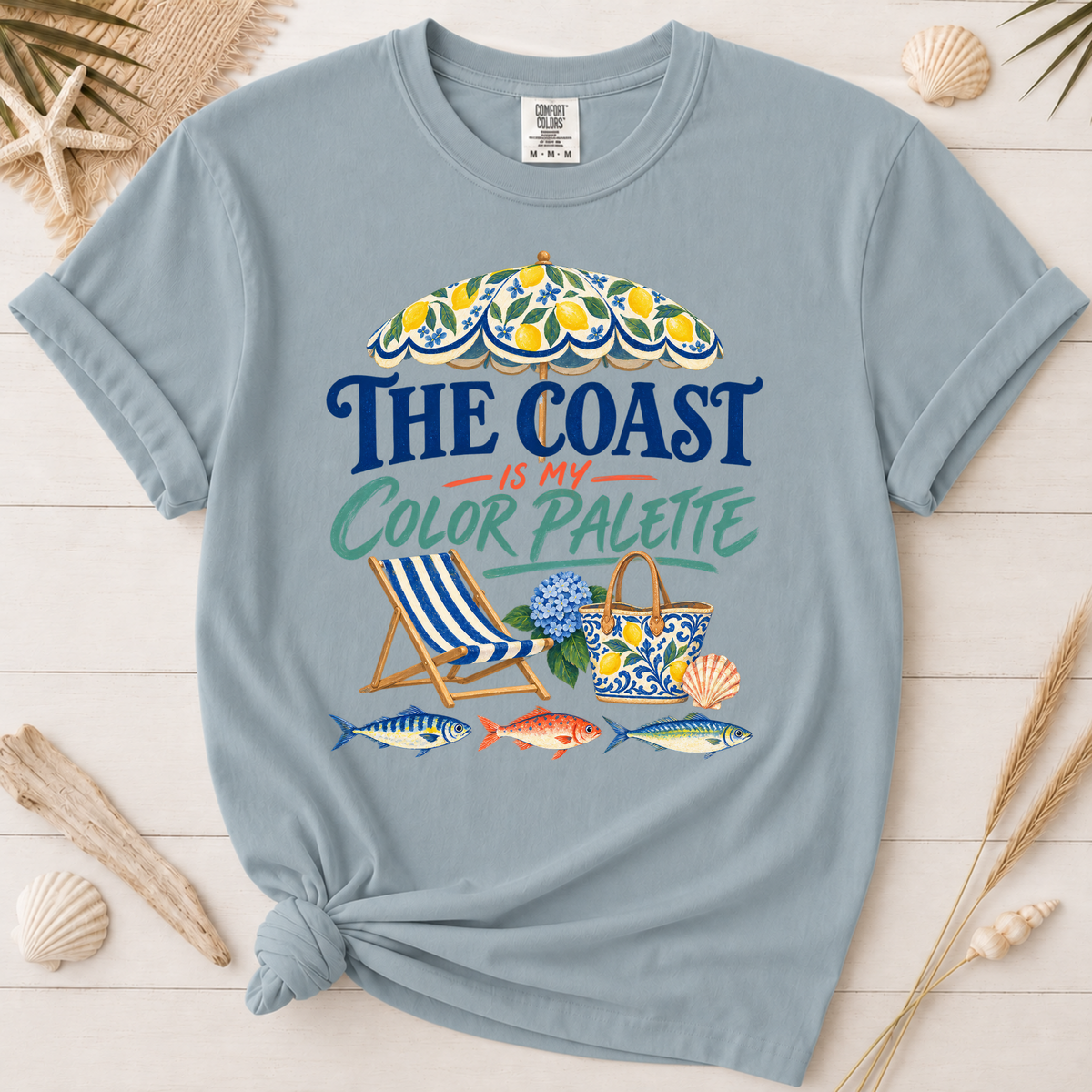 Currently Out of Office Into the Blue Girls’ Trip Graphic Tee