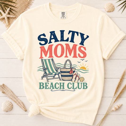 Salty Moms Beach Club Graphic Tee