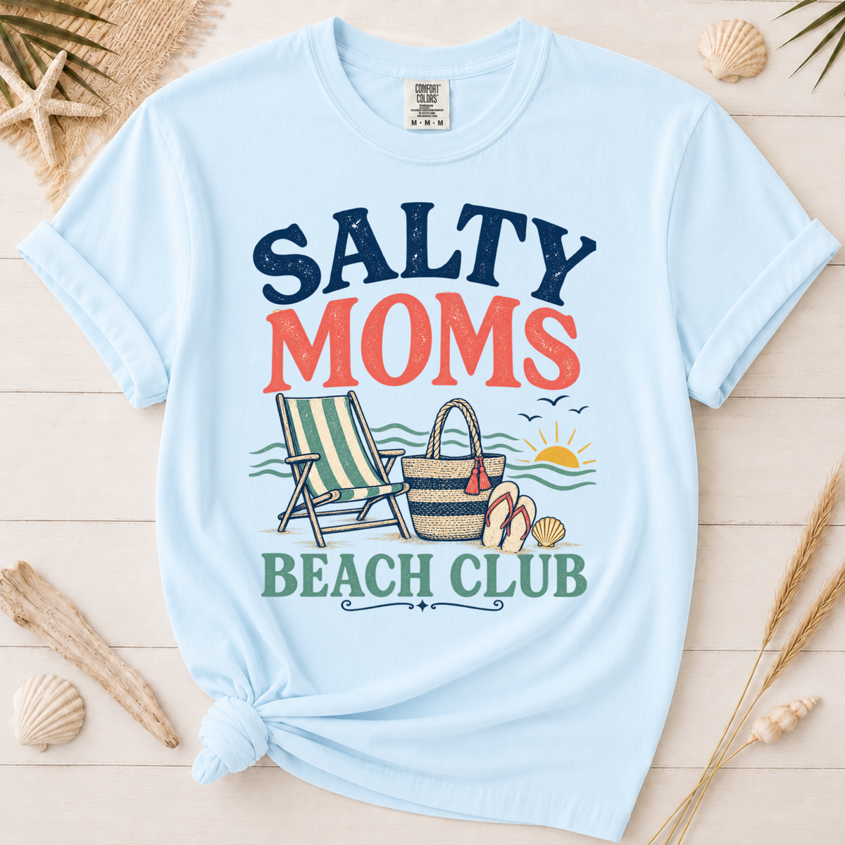 Salty Moms Beach Club Graphic Tee