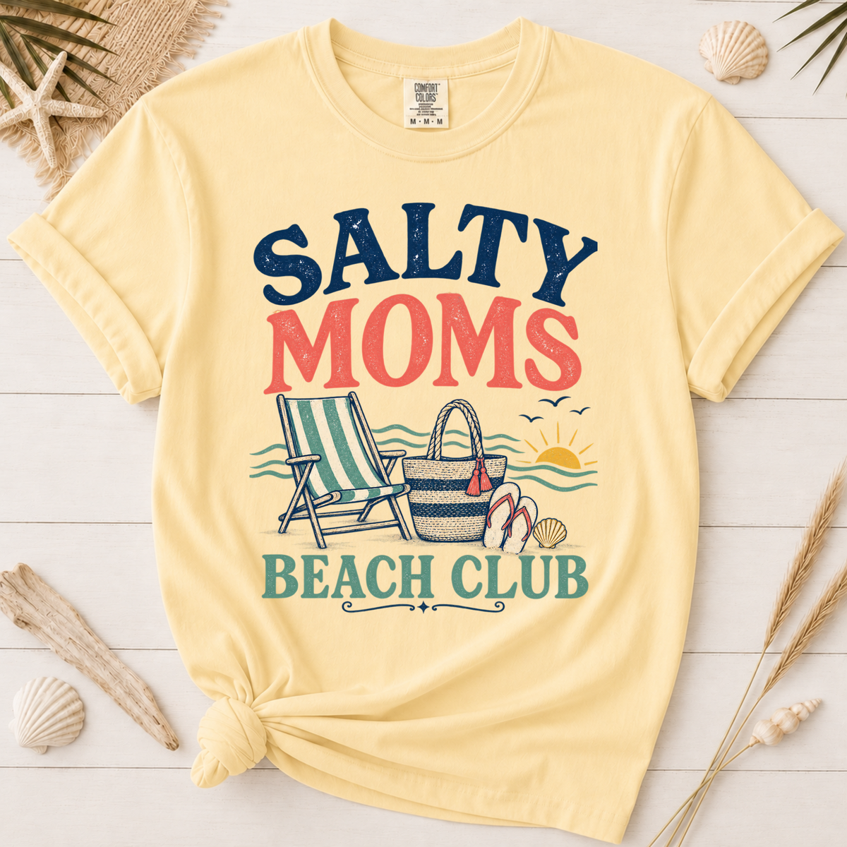 Salty Moms Beach Club Graphic Tee