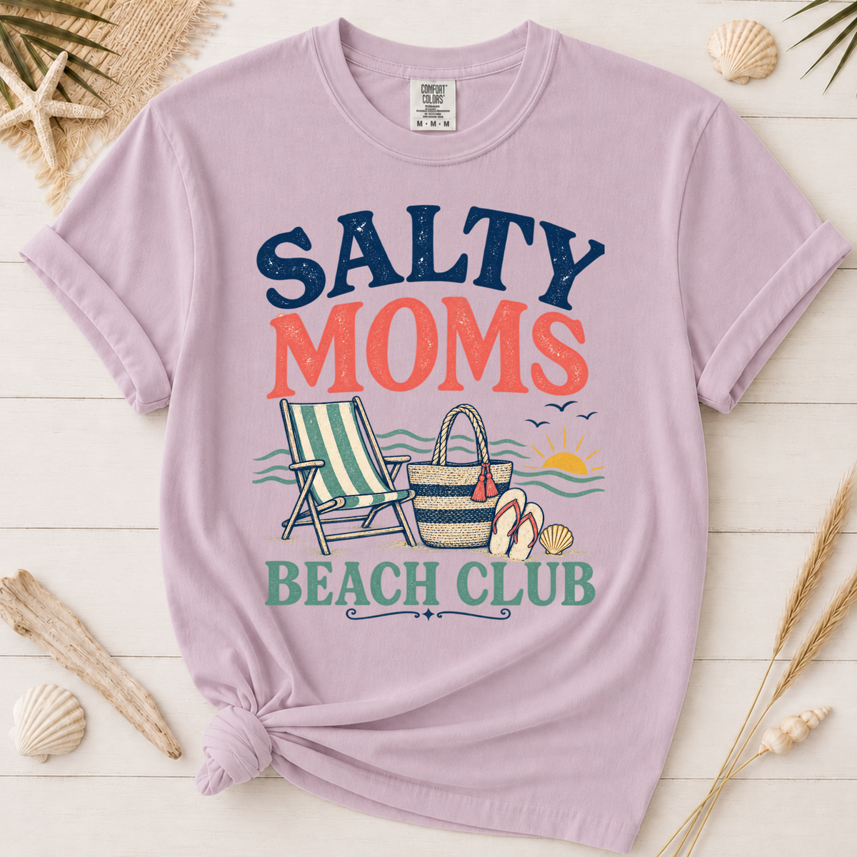 Salty Moms Beach Club Graphic Tee