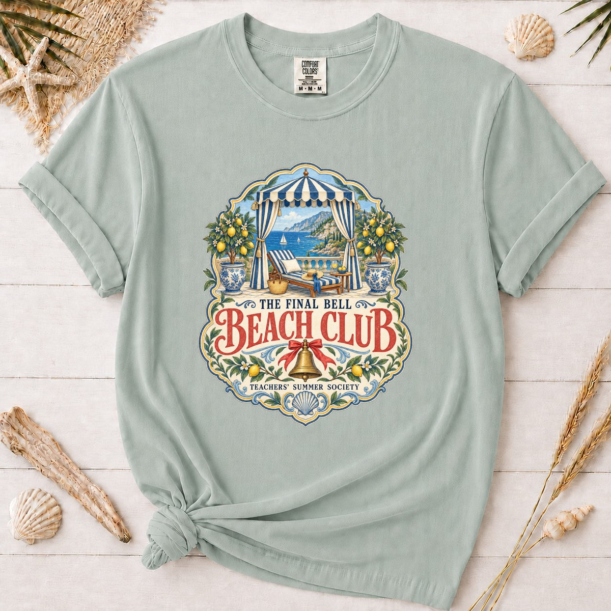 The Final Bell Beach Club Teacher Summer Graphic Tee
