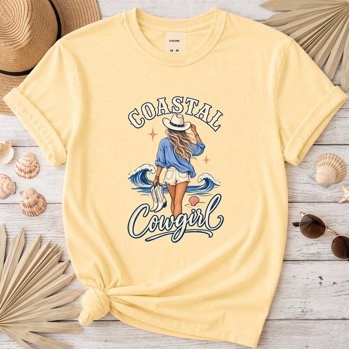 Coastal Cowgirl Era Western Beach Graphic Tee