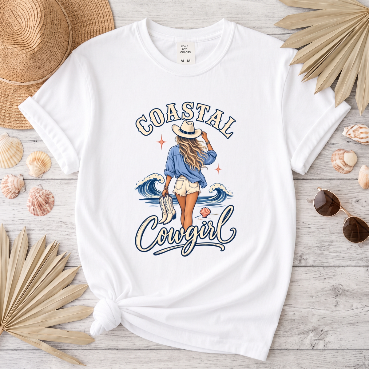 Coastal Cowgirl Era Western Beach Graphic Tee