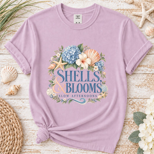 Shells Blooms & Slow Afternoons Graphic Tee