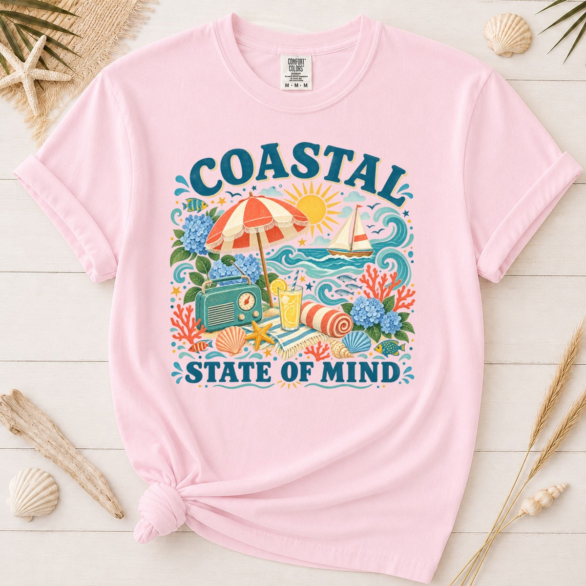 Coastal State of Mind Vintage Graphic Tee