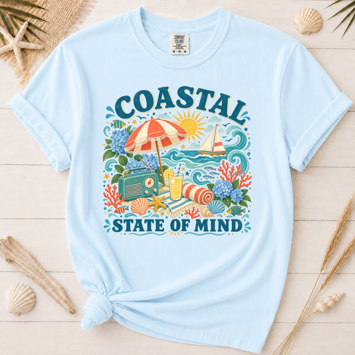 Coastal State of Mind Vintage Graphic Tee