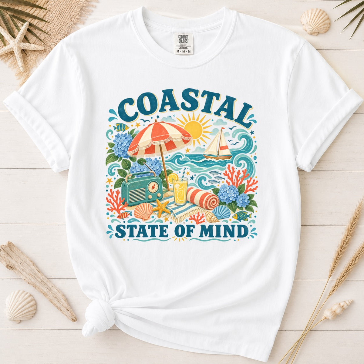 Coastal State of Mind Vintage Graphic Tee