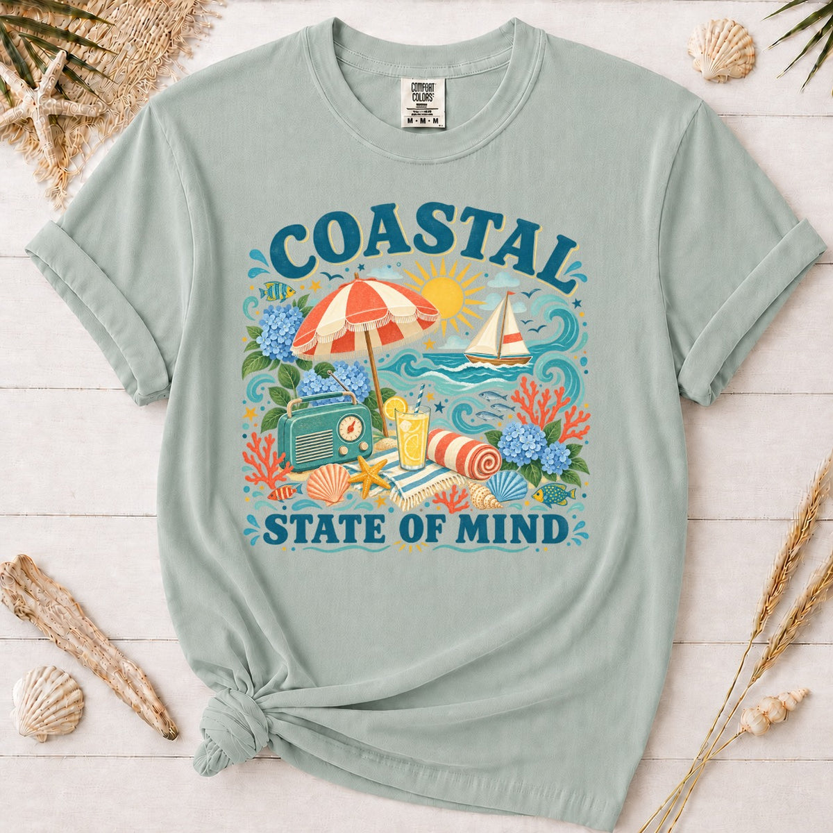 Coastal State of Mind Vintage Graphic Tee