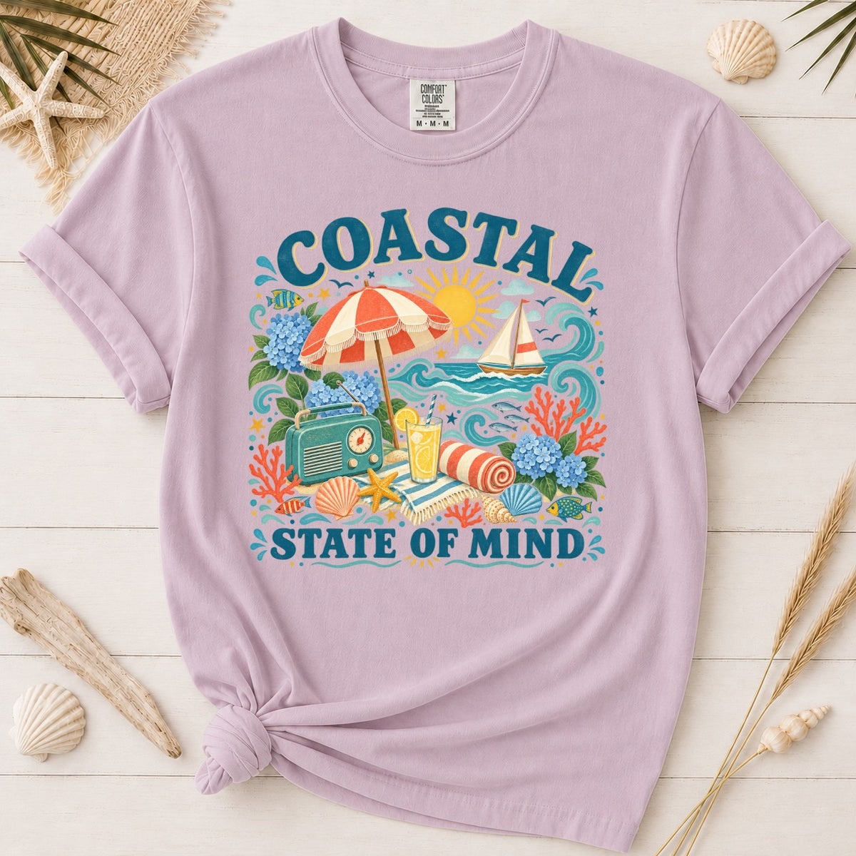 Coastal State of Mind Vintage Graphic Tee
