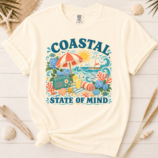 Coastal State of Mind Vintage Graphic Tee