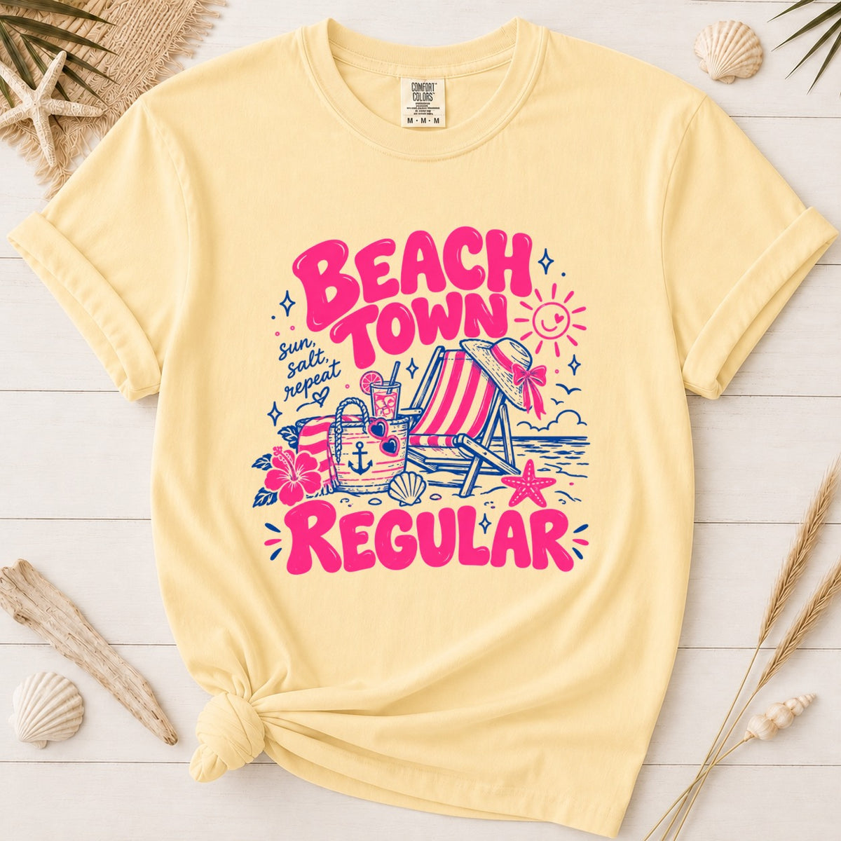 Beach Town Regular Coastal Graphic Tee
