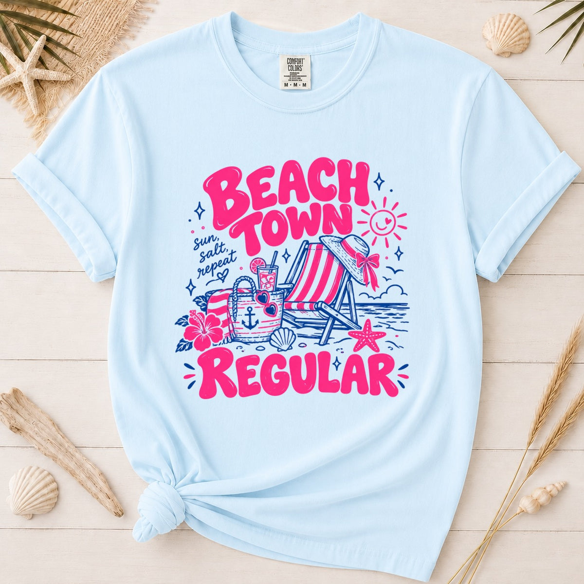 Beach Town Regular Coastal Graphic Tee