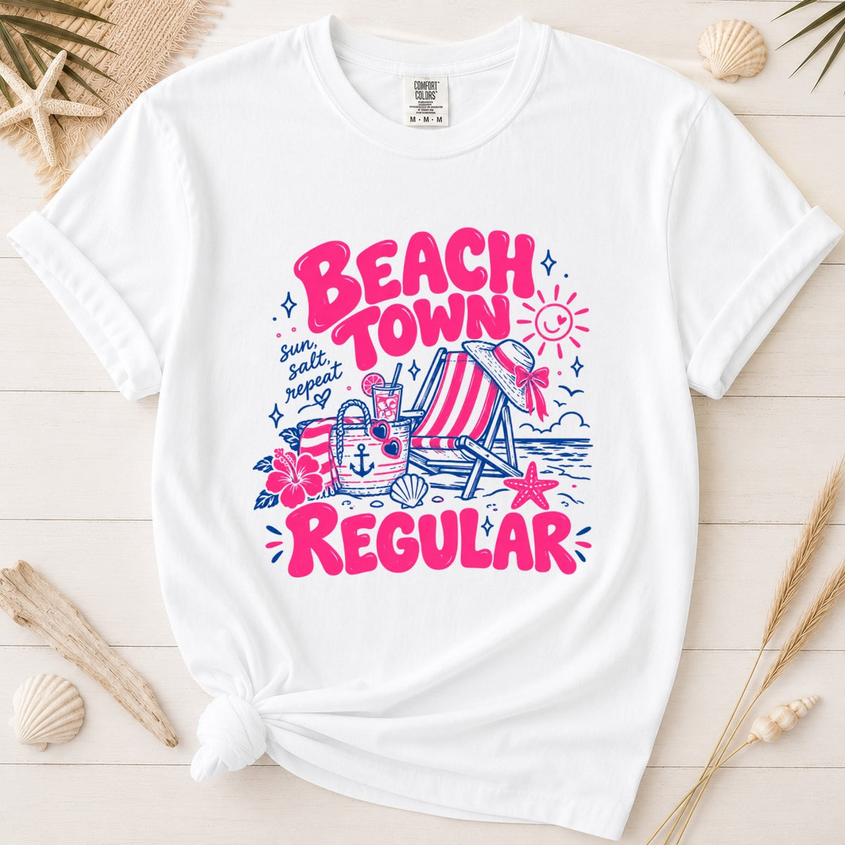 Beach Town Regular Coastal Graphic Tee