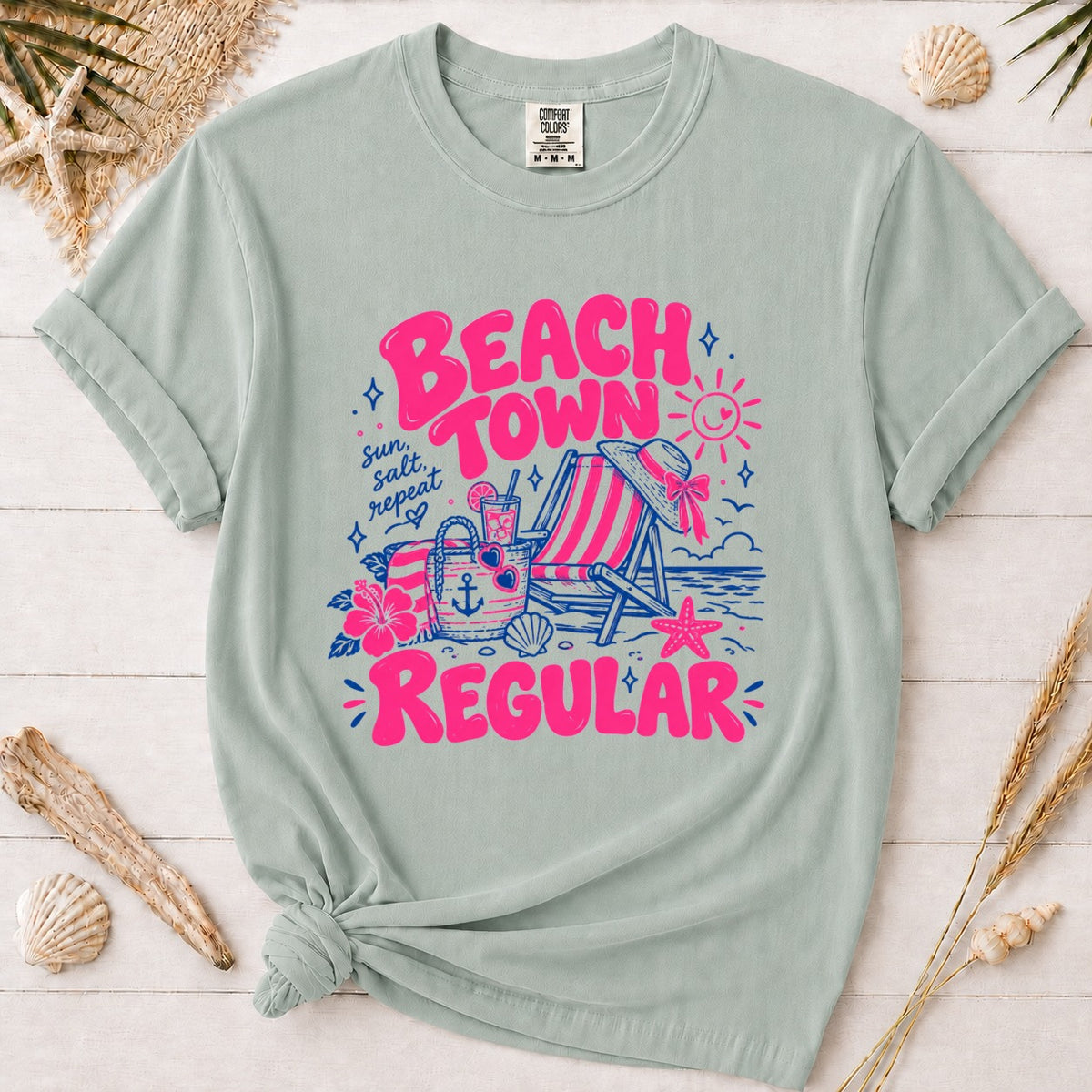 Beach Town Regular Coastal Graphic Tee