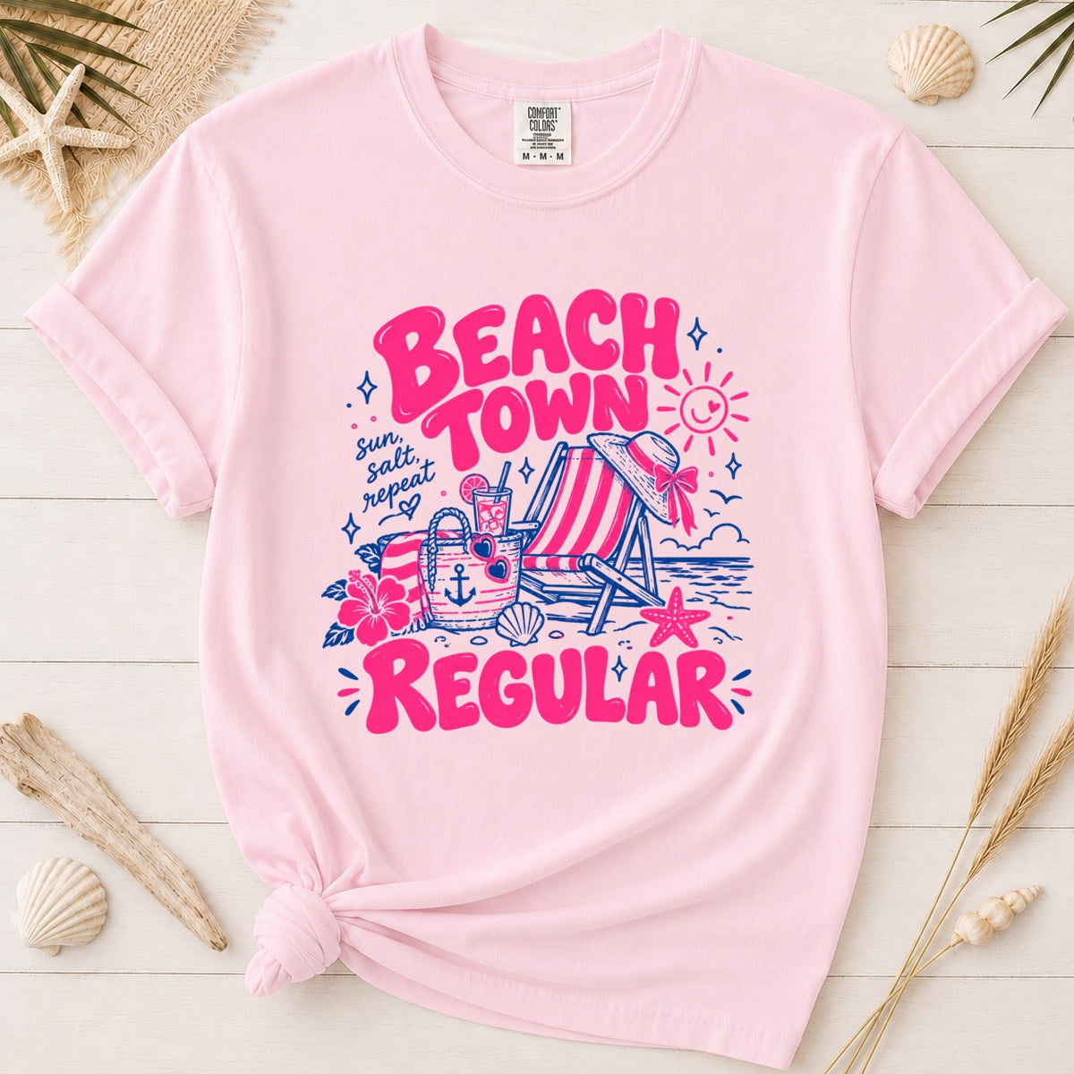 Beach Town Regular Coastal Graphic Tee