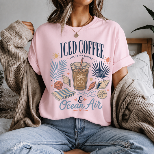 Iced Coffee & Ocean Air Graphic Tee