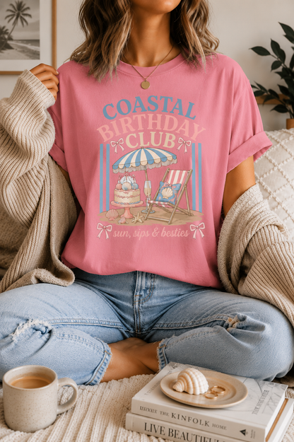 Coastal Birthday Club Graphic Tee