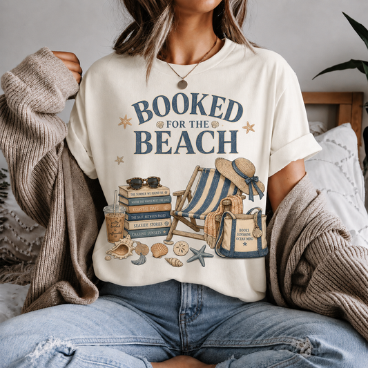 Booked for the Beach Graphic Tee